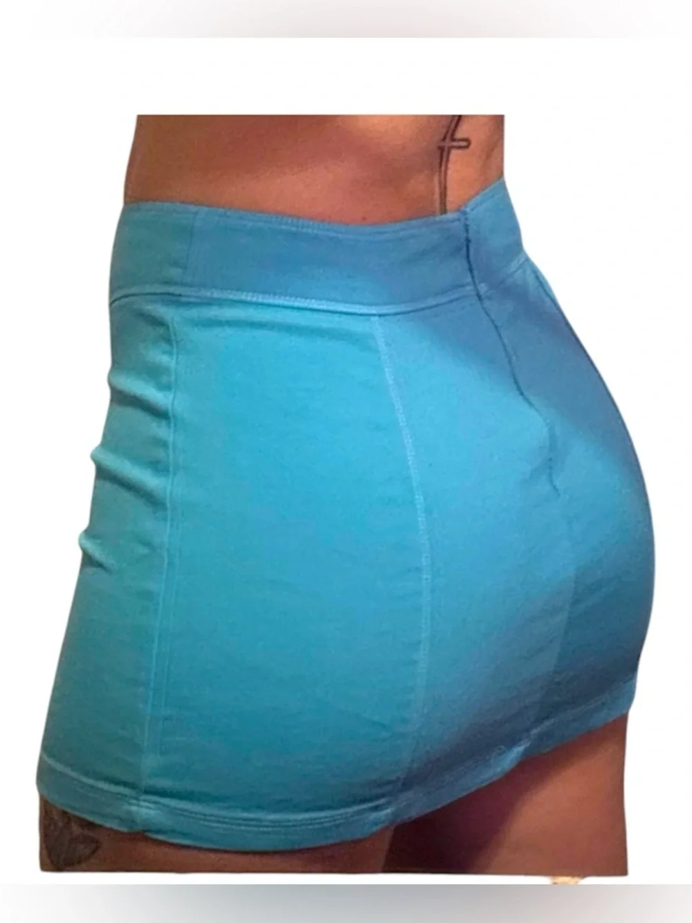 Forever 21 Bright Blue Mini Skirt.  Size S